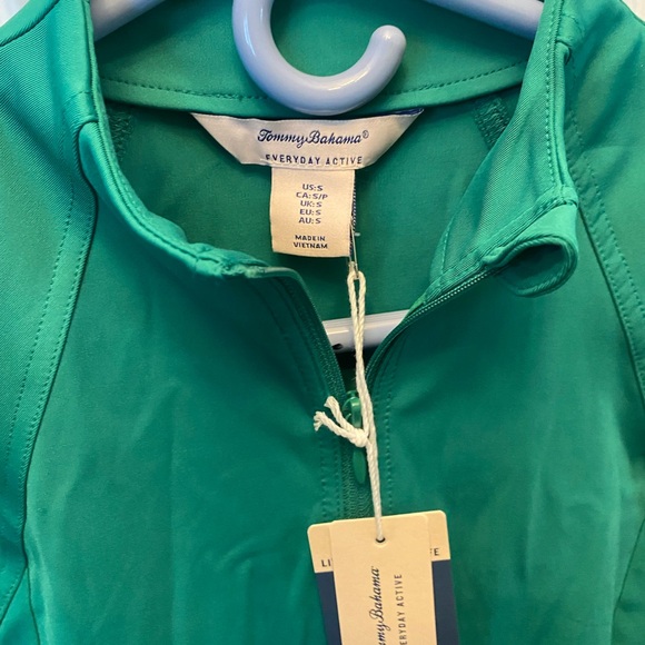 Tommy Bahama Athletic Green Zip-Up Jacket - Picture 3 of 3